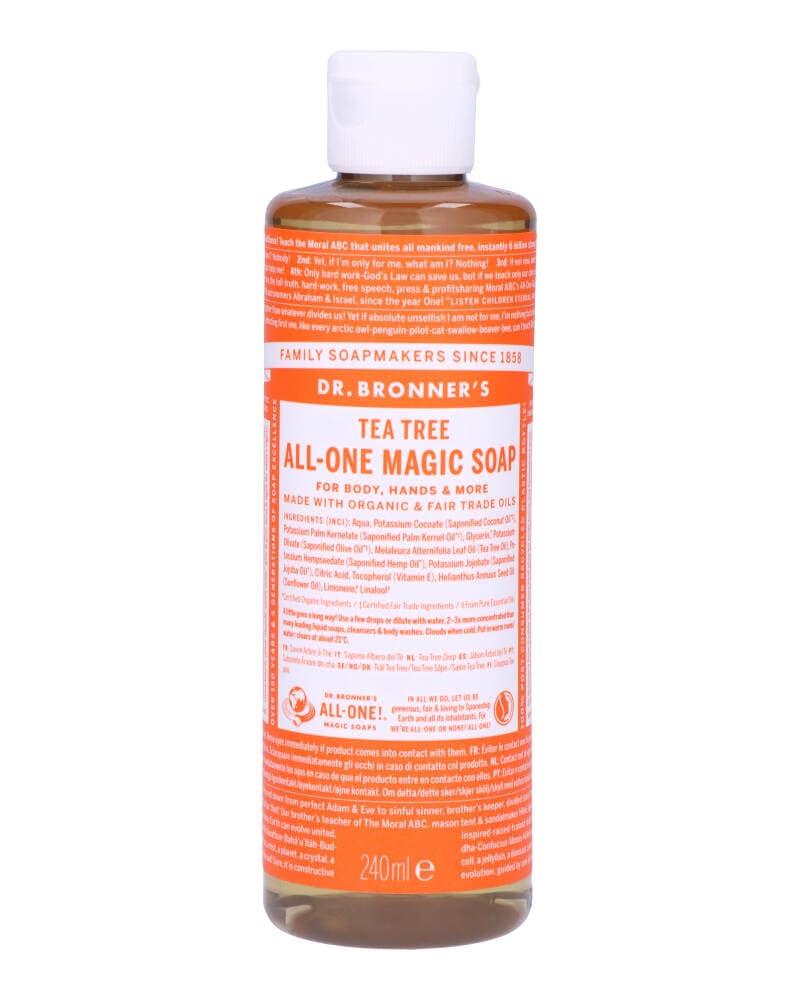 Dr. Bronner"'s Pure-Castile Soap Tea Tree 240 ml