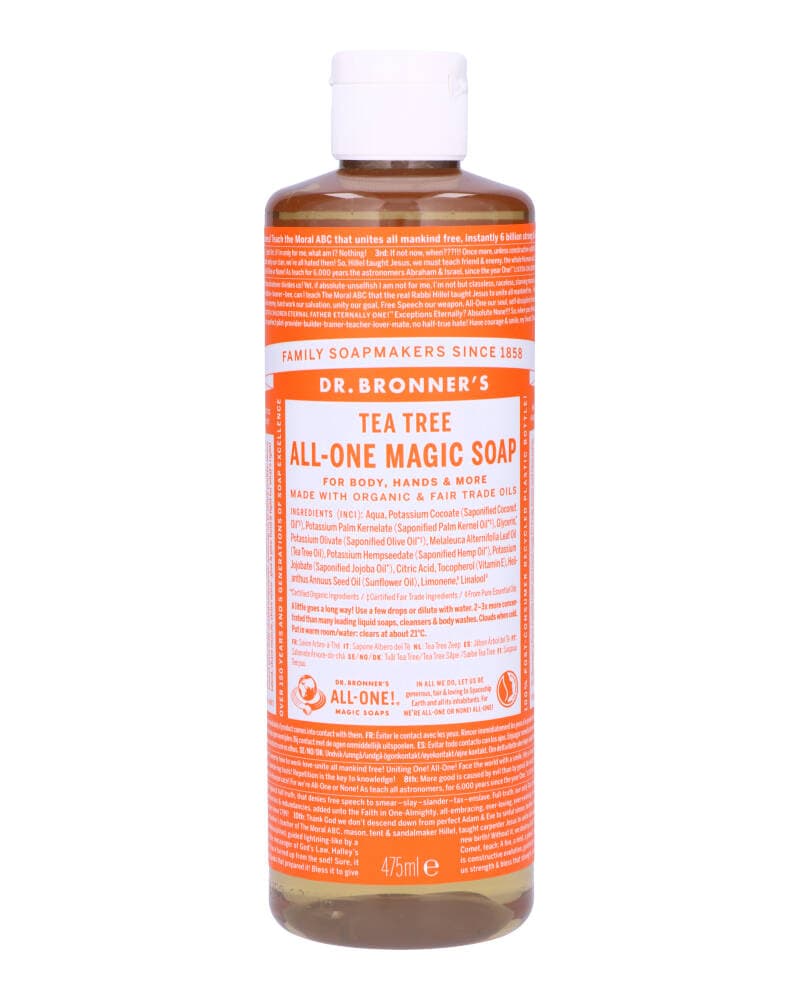 Dr. Bronner"'s Pure-Castile Soap Tea Tree 475 ml