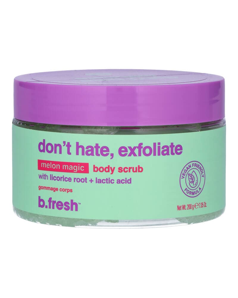 b.tan Don"'t Hate, Exfoliate - Melon Magic Body Scrub 200 g