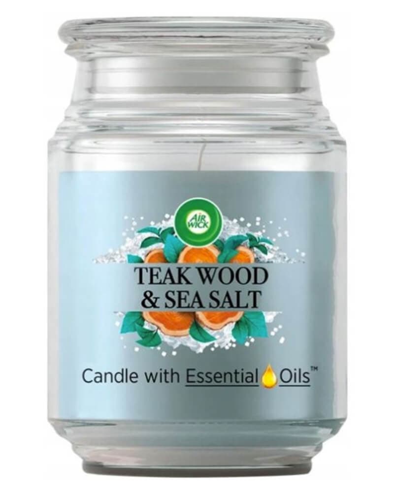 Air Wick Teak Wood & Sea Salt Candle 480 g