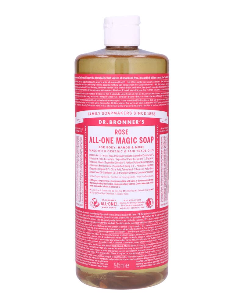 Dr. Bronner"'s Pure-Castile Soap Rose 945 ml
