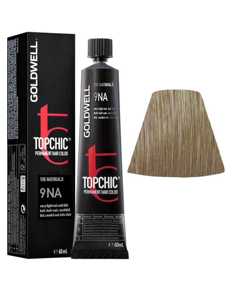 Goldwell Topchic Permanent Hair Color 9NA Very Light Natural Ash Blonde 60 ml
