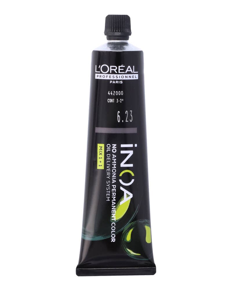 Loreal iNOA 6.23 (ammonia‑free permanent hair color)