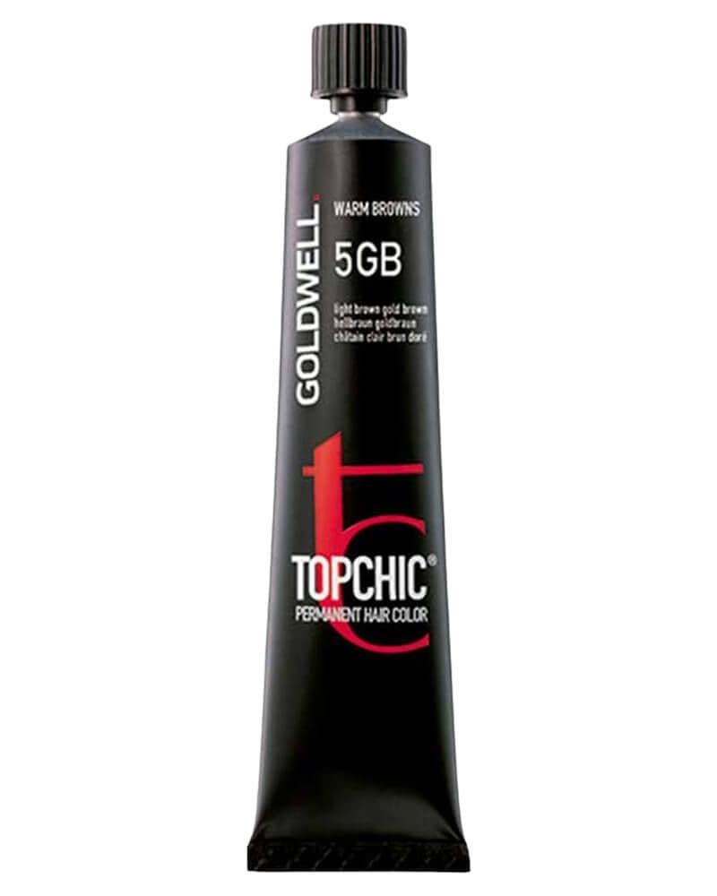 Goldwell Topchic Permanent Hair Color 5GB Light Brown Gold Brown 60 ml