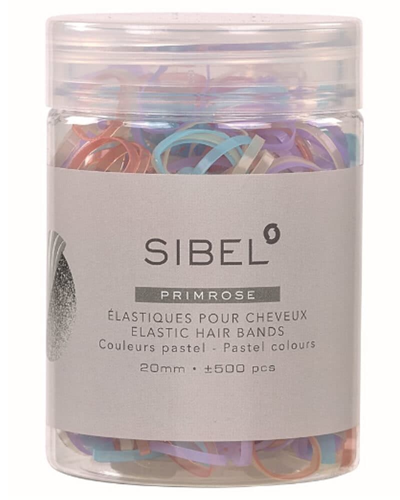 Sibel Primrose Elastic Hair Bands 20mm - Pastel Colours - P000621 500 stk.