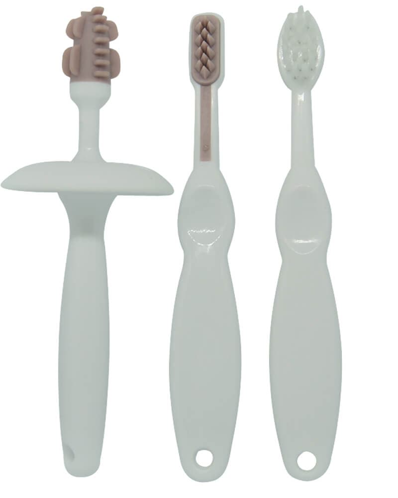 Oopsy 3 Step Toothbrush Set Pink