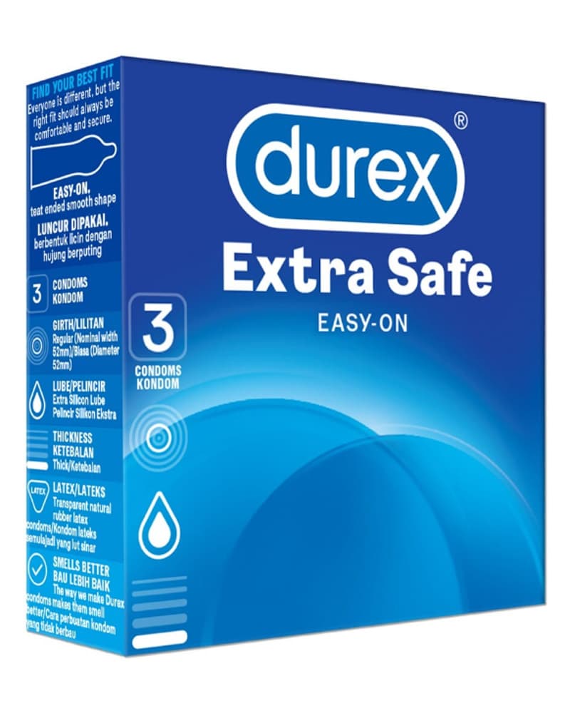 Durex Kondomer Extra Safe 3 stk.