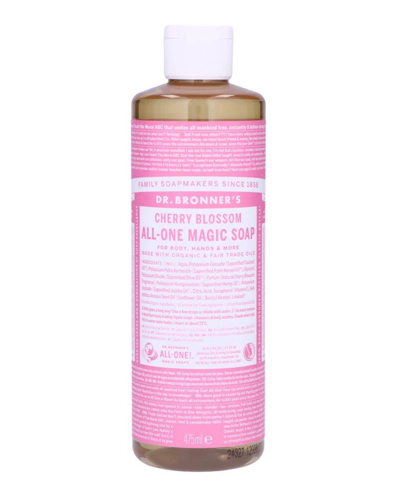 Dr. Bronner"'s Pure-Castile Soap Cherry Blossom 475 ml