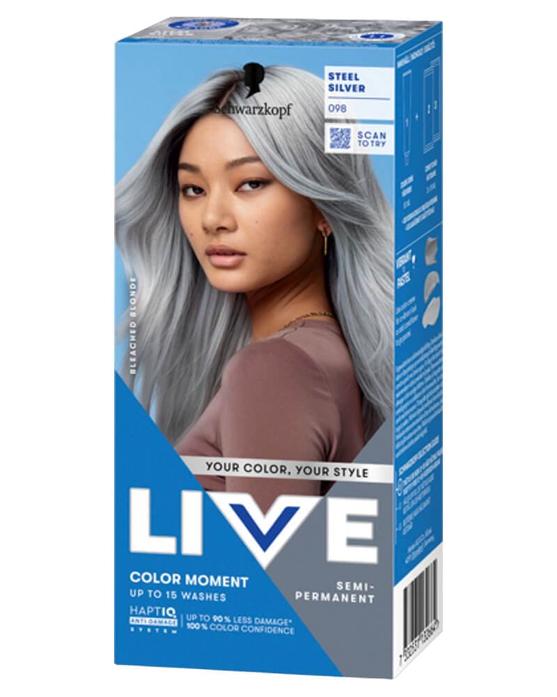 Schwarzkopf LIVE Color Moment 98 Steel Silver 50 ml