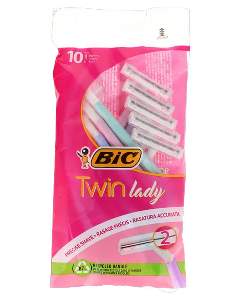Bic Twin Lady Disposable Razors 10 stk.