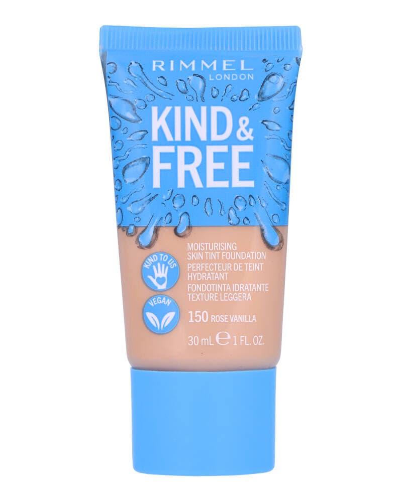 Rimmel London Kind & Free Moisturising Skin Tint Foundation 150 Rose Vanilla 30 g