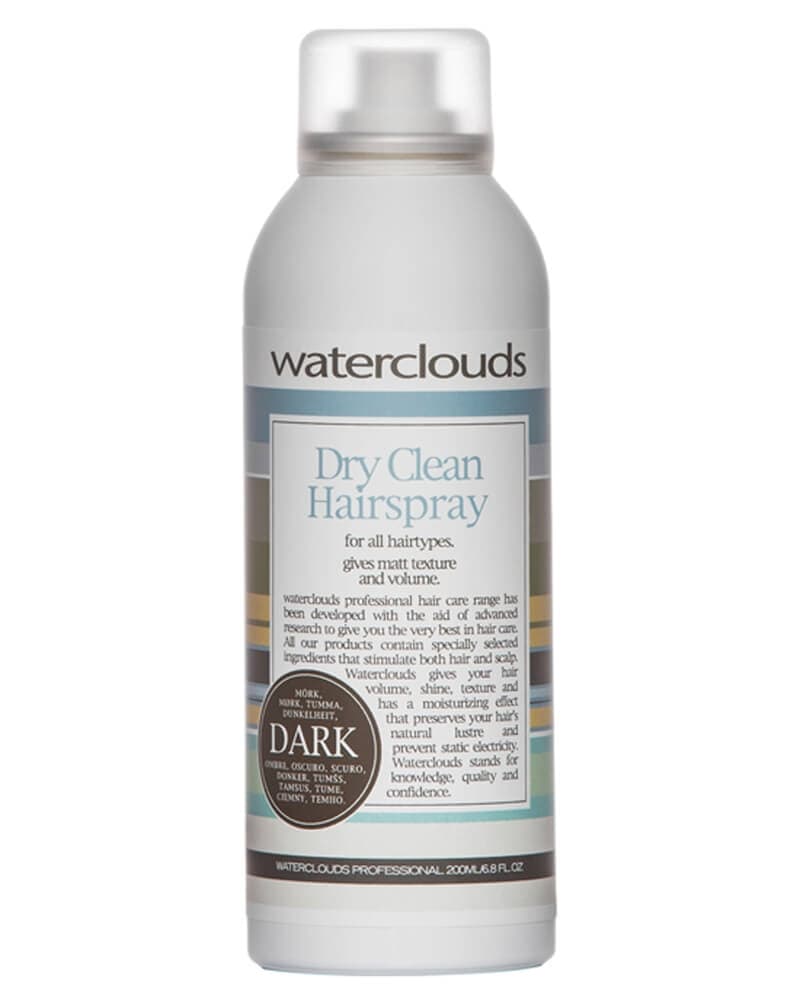 Waterclouds Dry Clean Hairspray - Dark (U) 200 ml