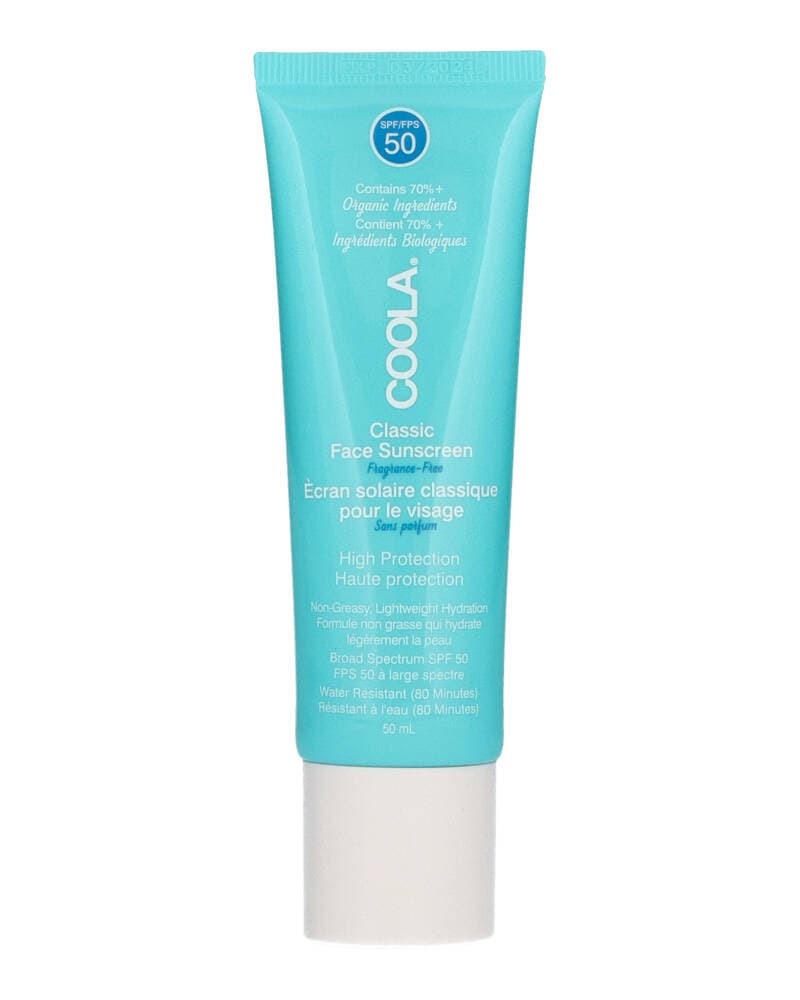 COOLA Classic Face Sunscreen Fragrance Free SPF 50 50 ml