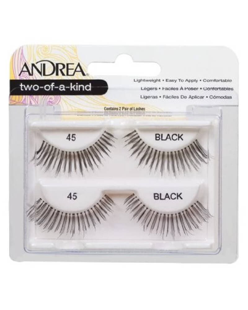 Andrea Two-Of-A-Kind Lashes Black 45 2 stk.