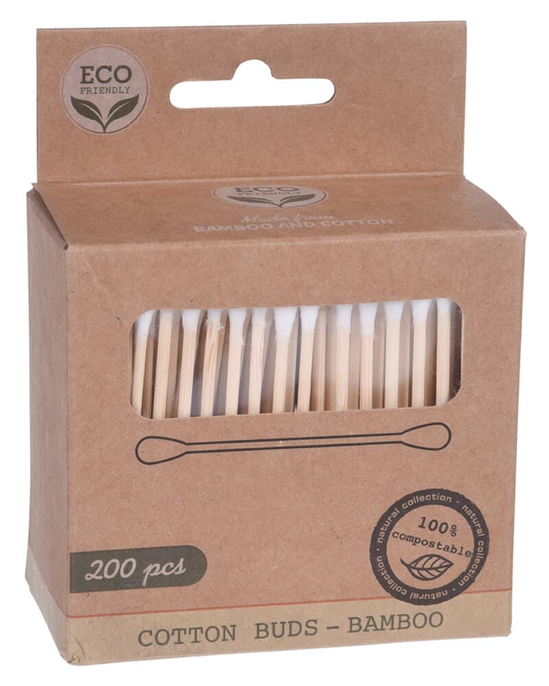 Eco Friendly Bambus Vatpinde 200 stk.