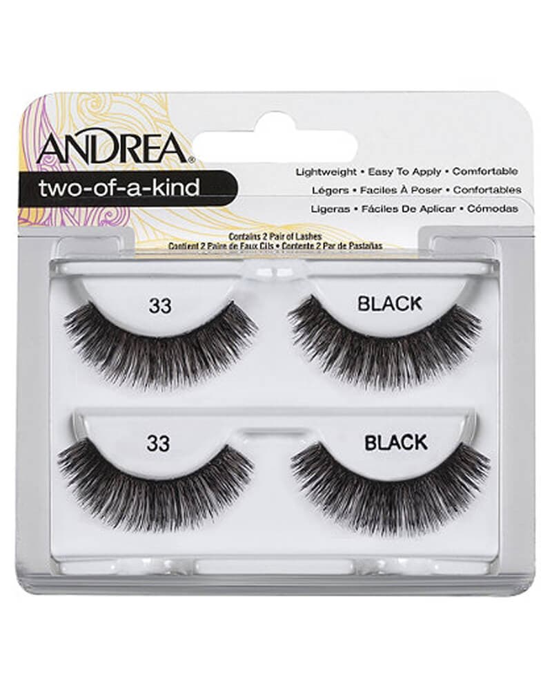 Andrea Two-Of-A-Kind Lashes Black 33 2 stk.