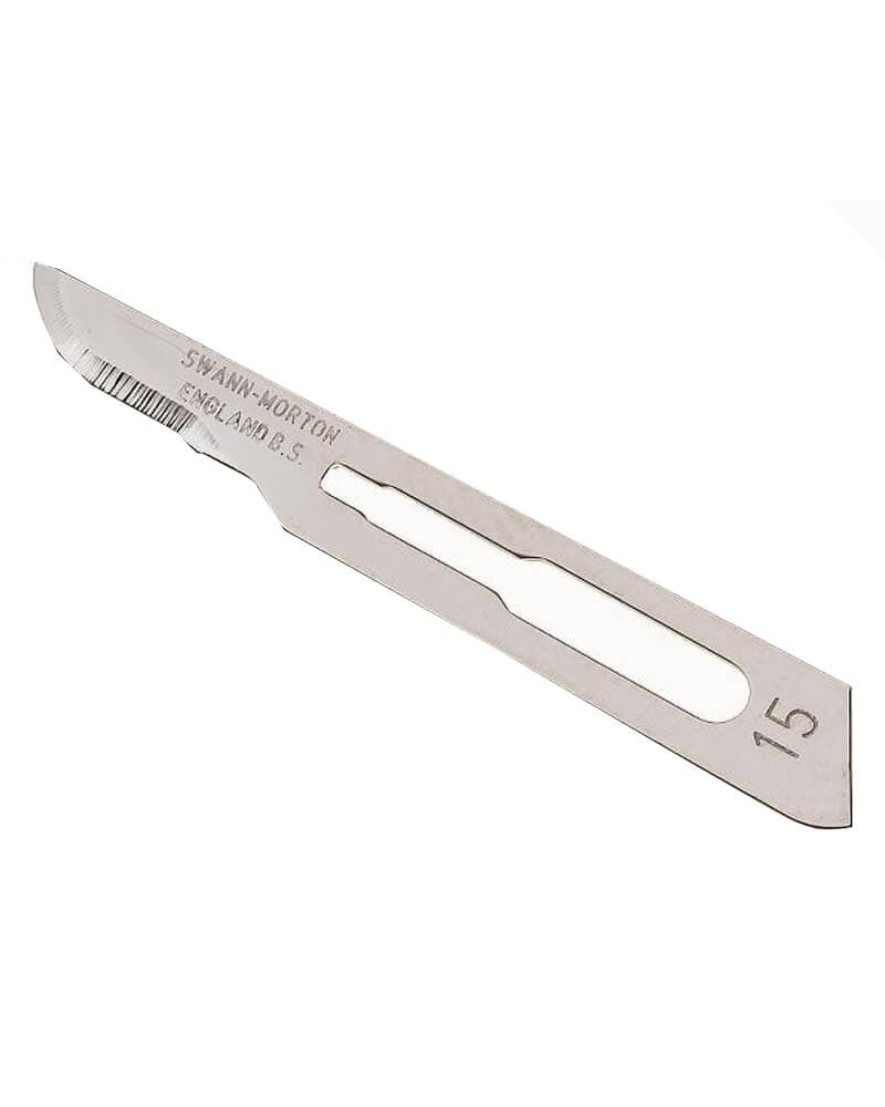 Sibel Swan Morton Kirurgiske Knivblade Nr.15 Ref. P002009 (Kasse) 100 stk.