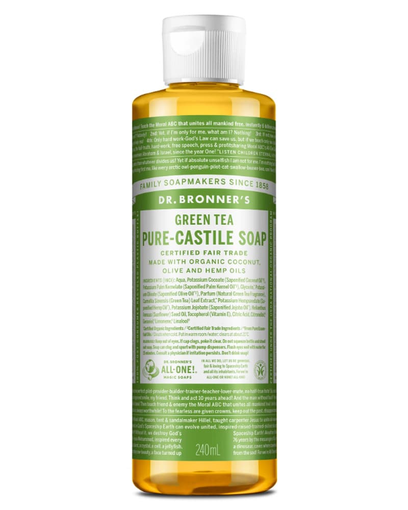 Dr. Bronner"'s Pure-Castile Soap Green Tea 240 ml