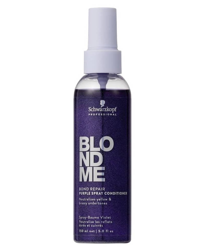 Schwarzkopf BlondMe Bond Repair Purple Spray Conditioner 150 ml