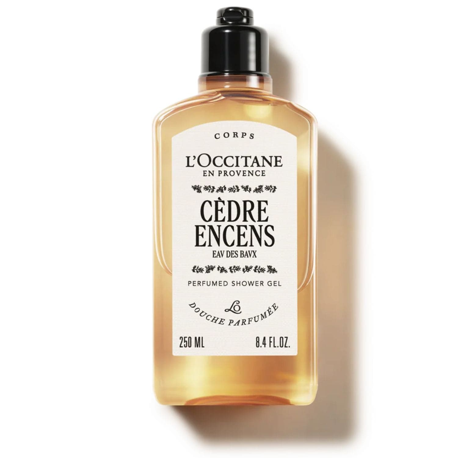 L"'Occitane en Provence Cédre Encens Shower Gel, Body & Hair - 250 ml