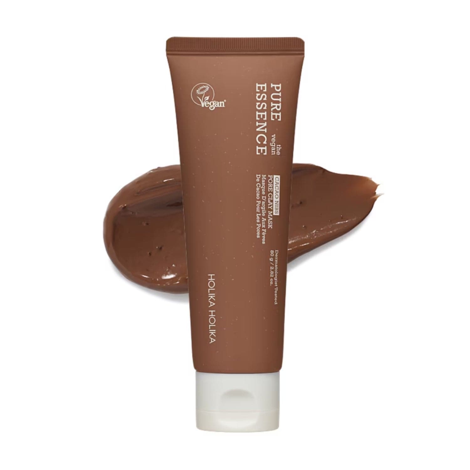 Holika Holika Pure Essence The Vegan Cacao Nibs Pore Clay Mask 80 g