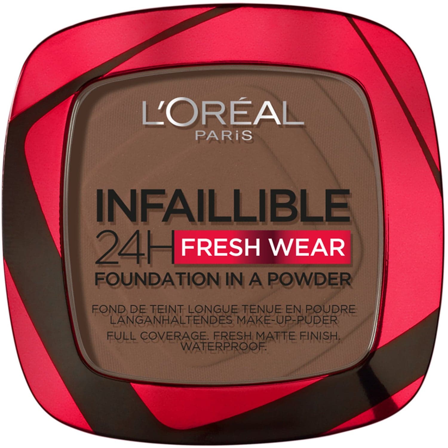 L"'Oréal Paris Infaillible 24H Fresh Wear Foundation in a Powder 390 Ebony - 9 g