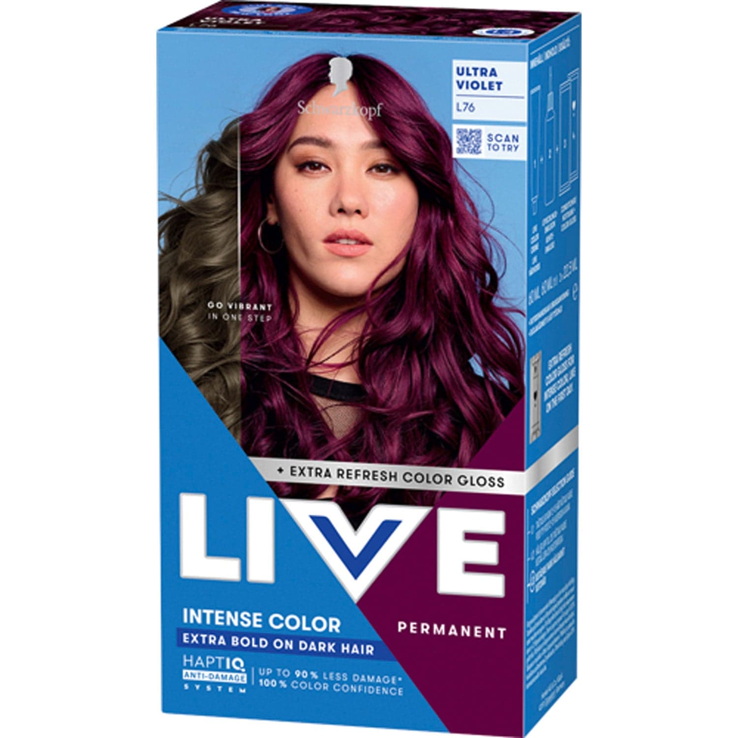 Schwarzkopf Live Intense Color L76 Ultra Violet - 1 pcs