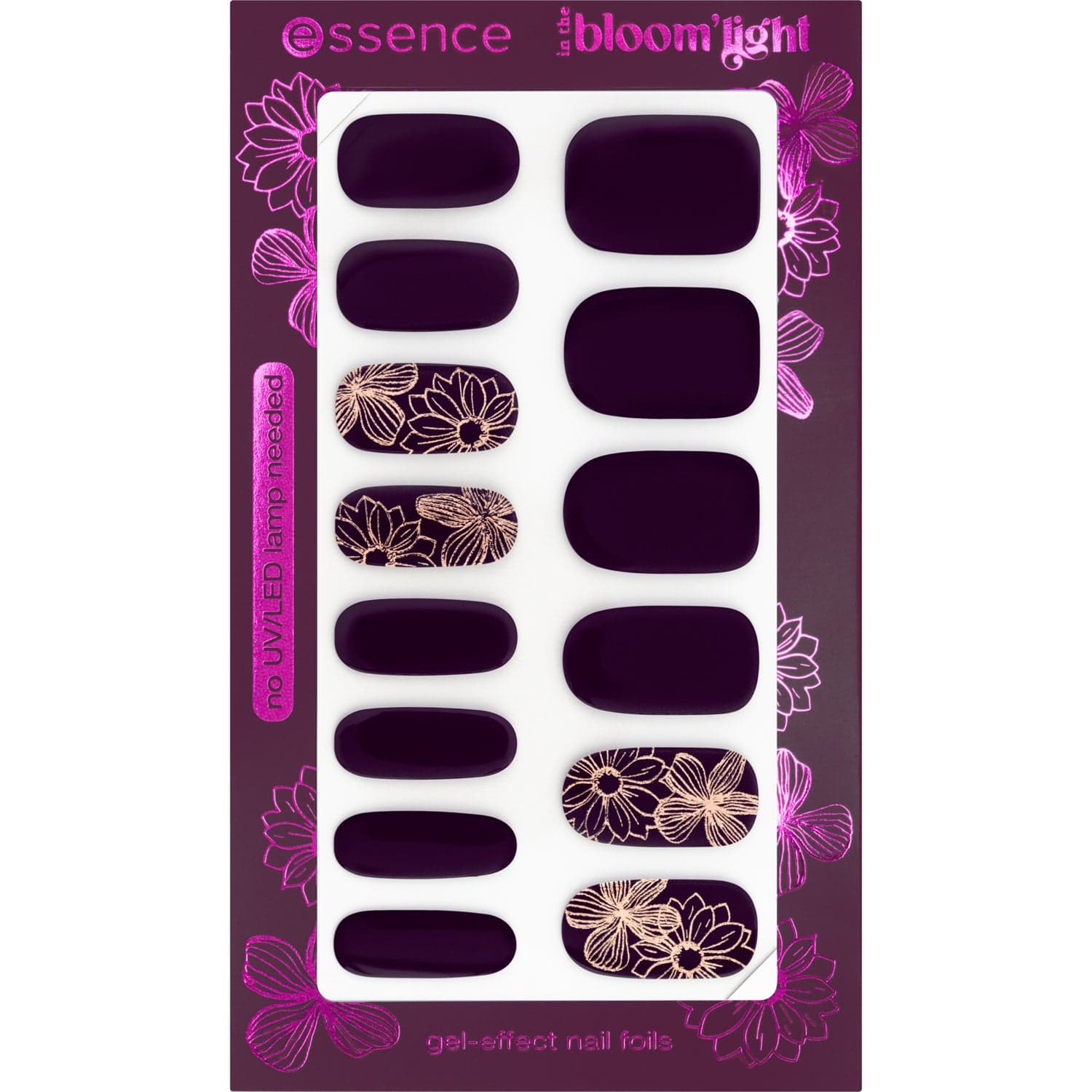 essence In The Bloom"'light Gel-Effect Nail Foils 14 pcs