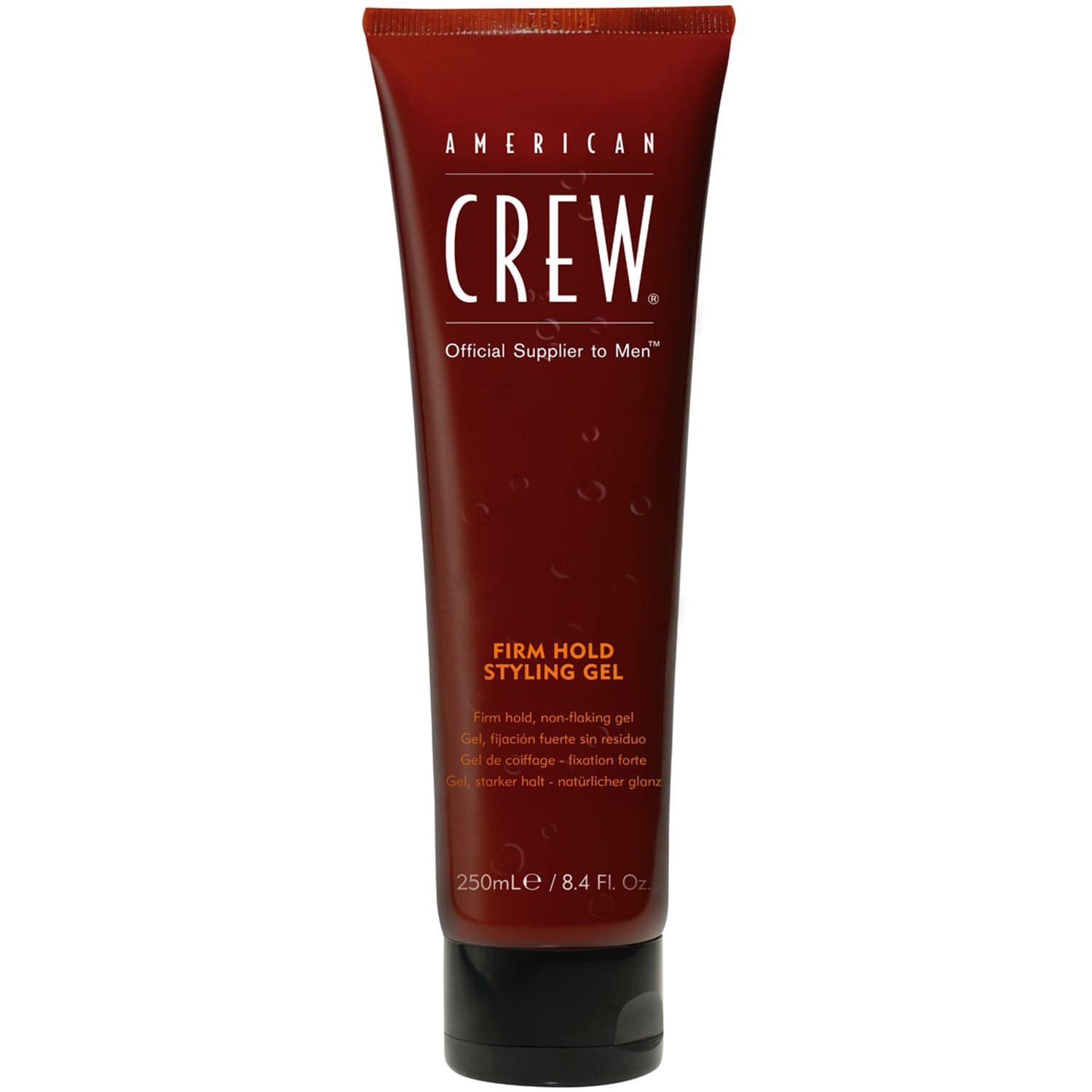 American Crew Firming Hold Gel Tube Firm Hold, Non-Flaking Gel - 250 ml