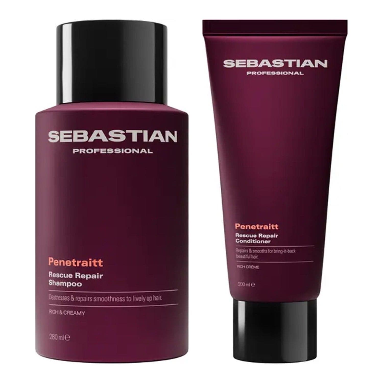 Sebastian Professional Penetraitt Set 250 ml Shampoo & 250 ml Conditioner - 500 ml