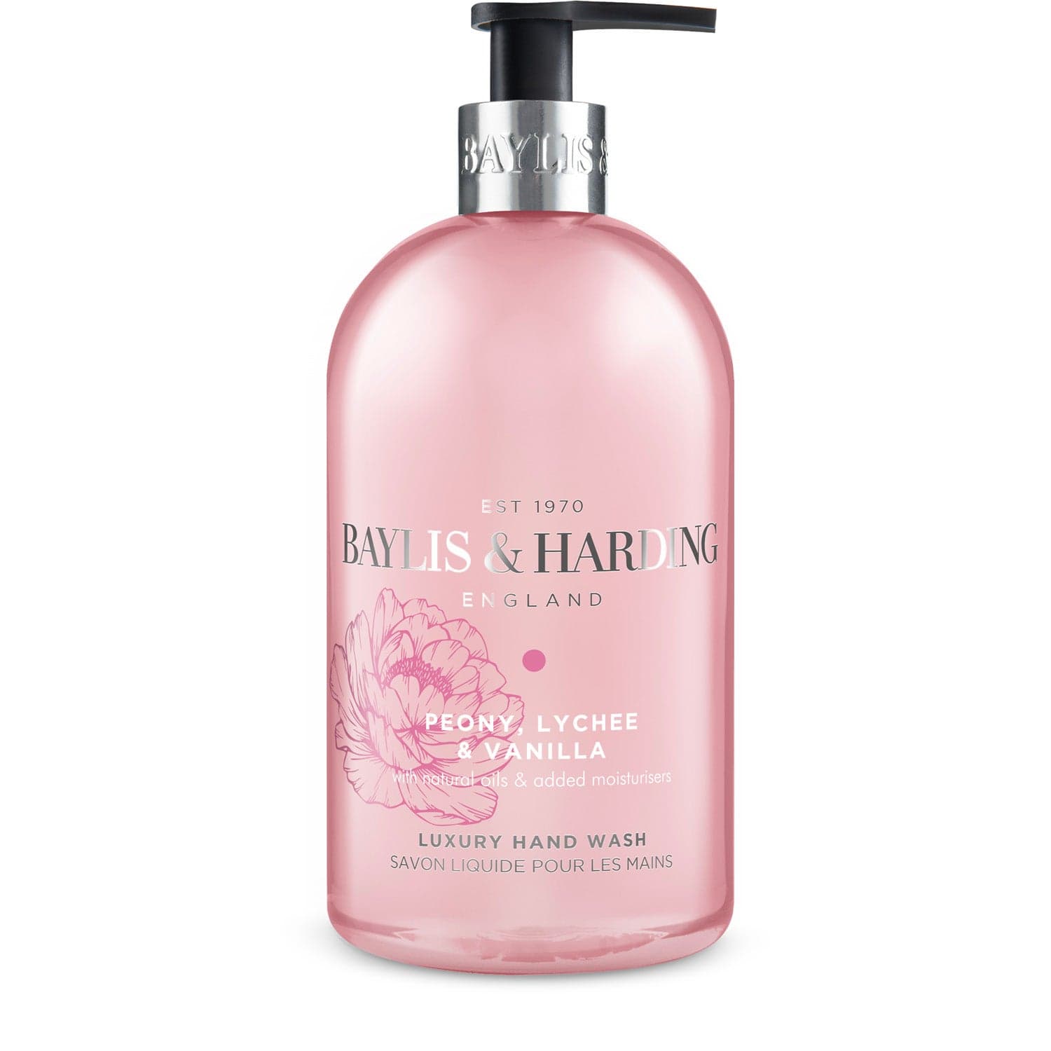 Baylis & Harding Signature Hand Wash Peony, Lychee & Vanilla - 500 ml