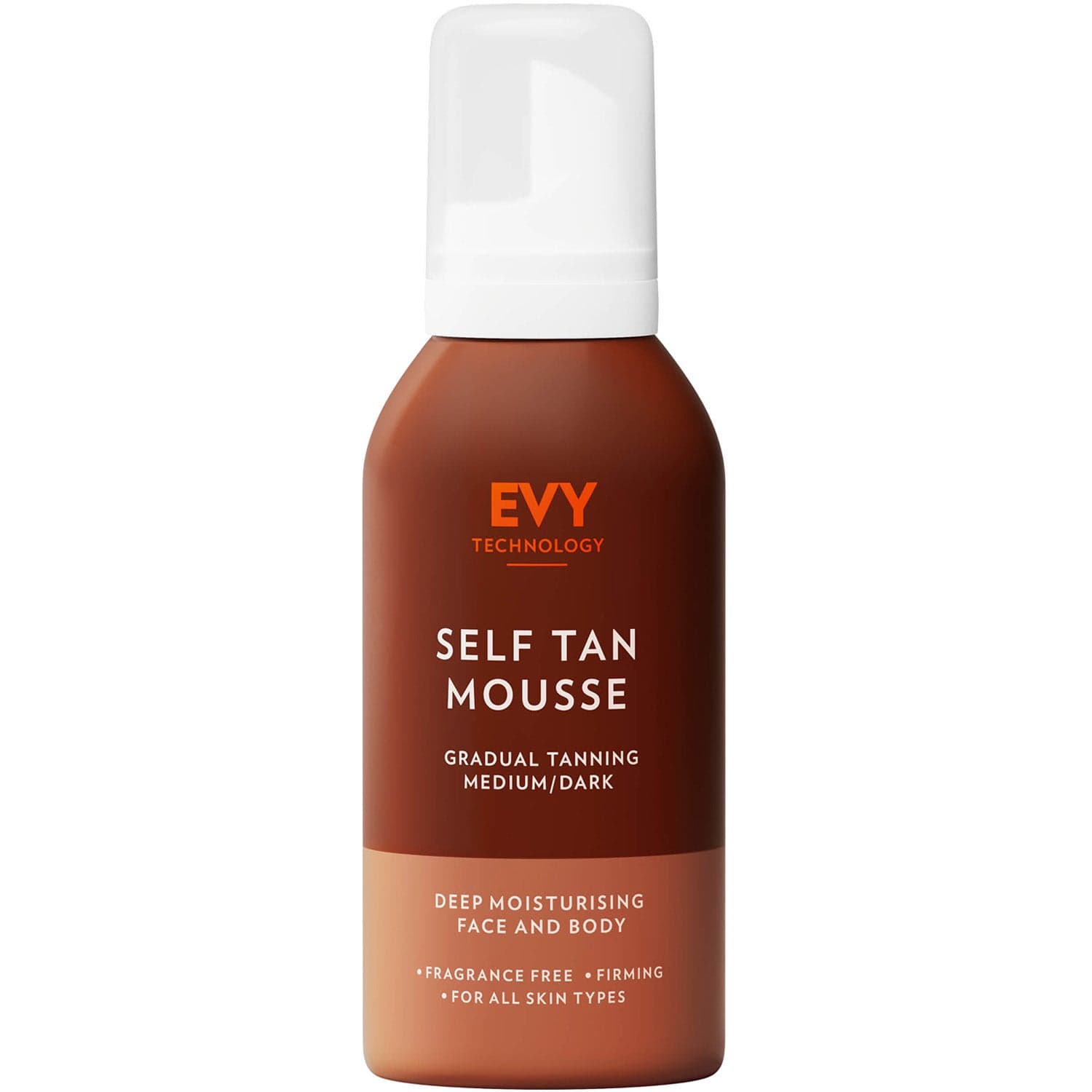 EVY Technology Selftan Face and Body Mousse Medium/Dark - 150 ml