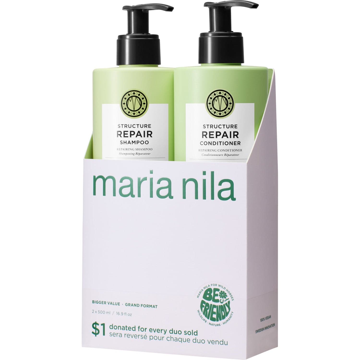 Maria Nila Duo Bundle Structure Repair 2x500 ml Kit - 1000 ml