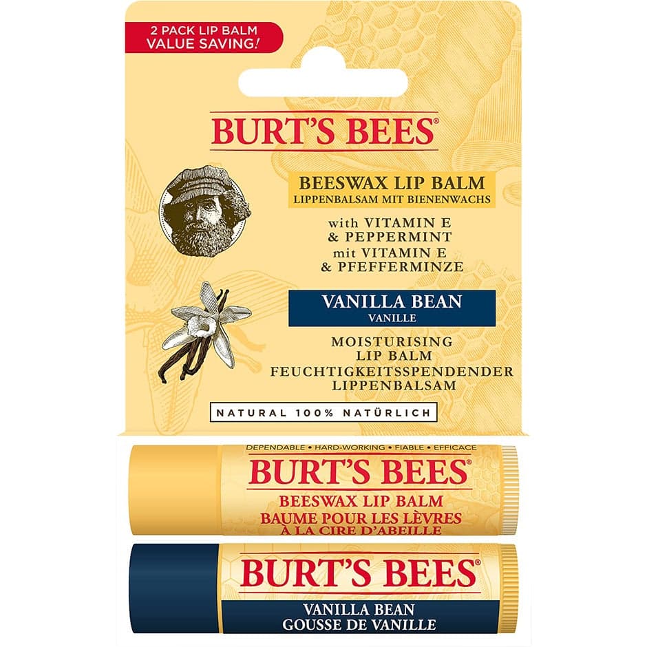 Burt"'s Bees Lip Balm Duo Beeswax & Vanilla Bean 4,25g + 4,25g - 8.5 g