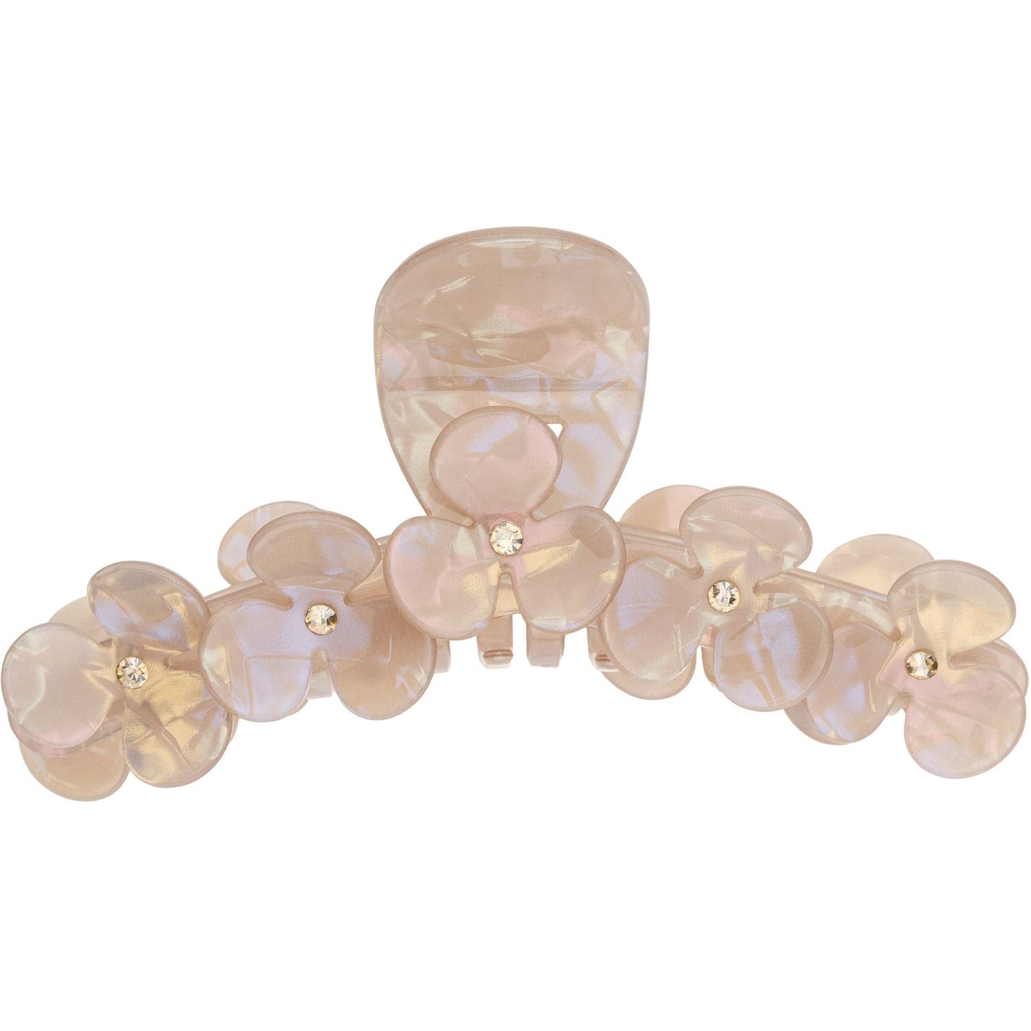 Dark Flower Hair Claw X Large Sand W/Sand - 1 pcs