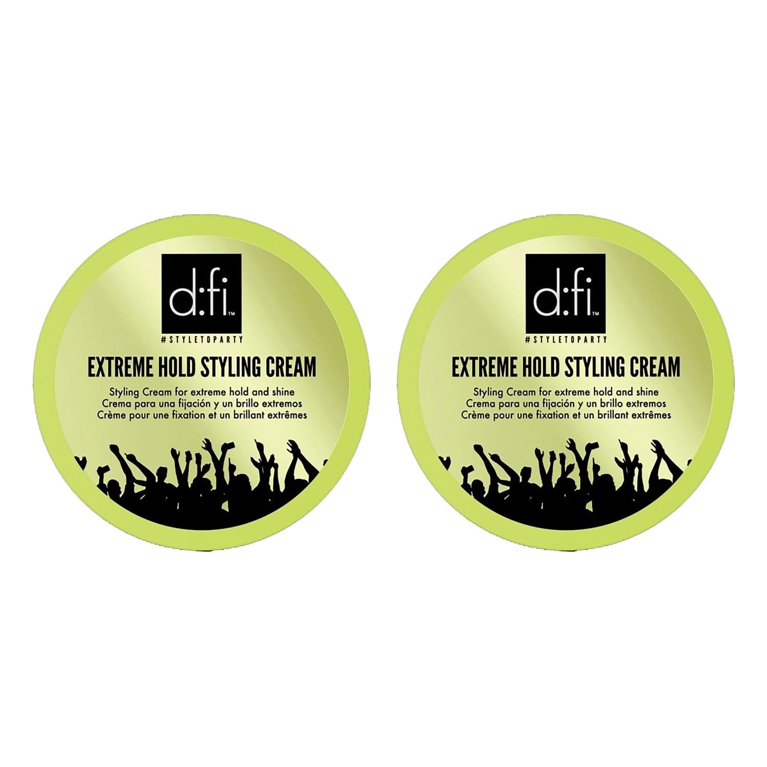 d:fi Extreme Hold Styling Cream x 2 Duo Styling Cream 75g x 2