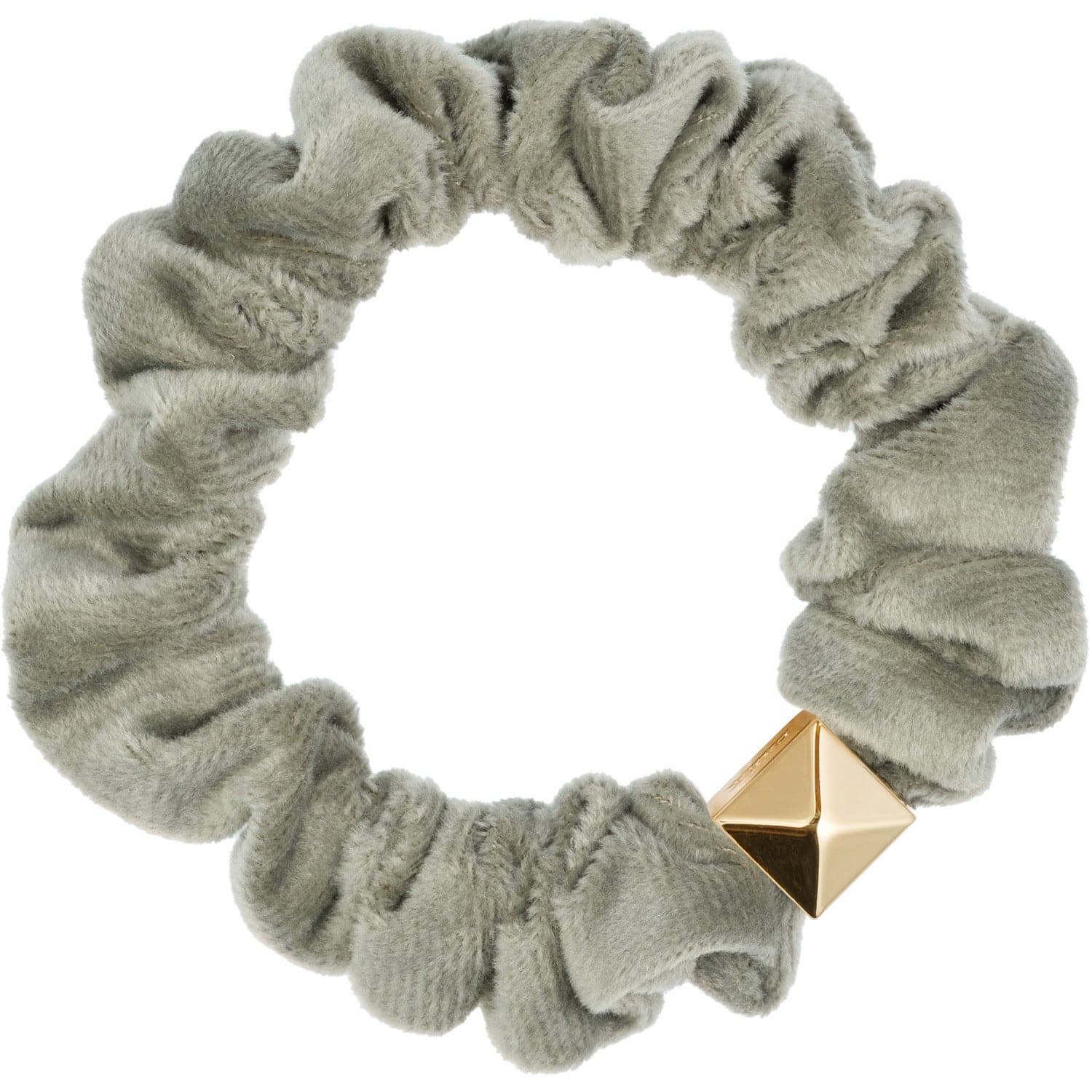DARK Velvet Mini Scrunchie Milieu Green