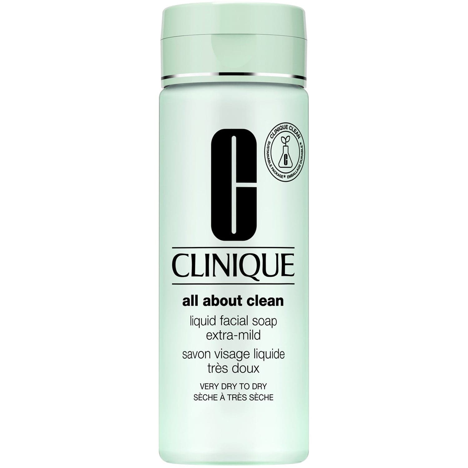 Clinique All About Clean Liquid Facial Soap Extra-Mild Very Dry To Dry Skin - 200 ml