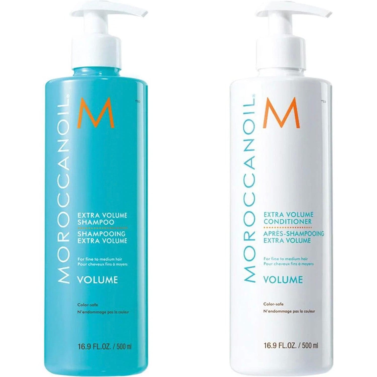 Moroccanoil Duo Volume Schampoo + Conditioner 500 ml + 500 ml - 1015 ml