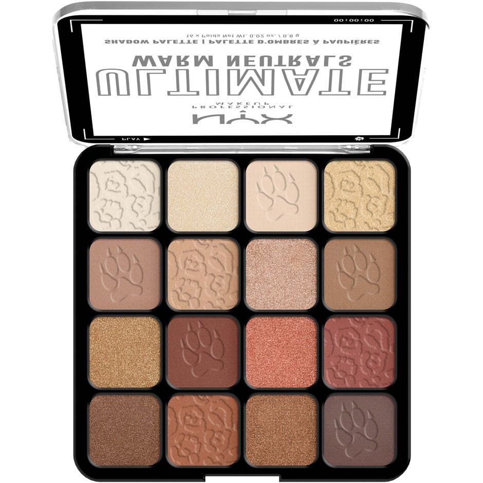 NYX Professional Makeup Ultimate Shadow Palette 16-Pan Warm Neutrals 05W