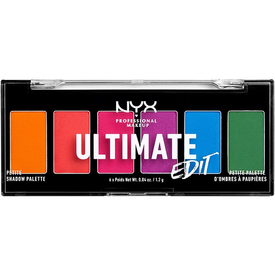 NYX Professional Makeup Ultimate Shadow Palette Petit Edition Brights - 7 g