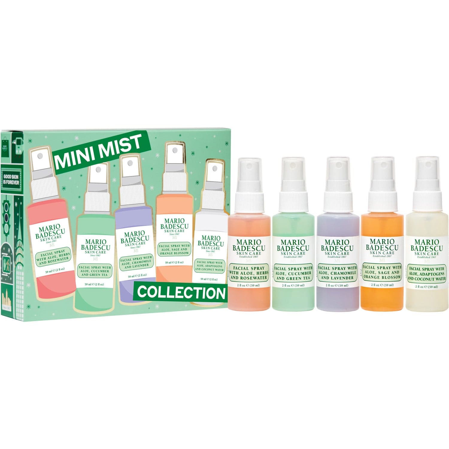 Mario Badescu Mini Mist Collection 5x59 ml - 295 ml