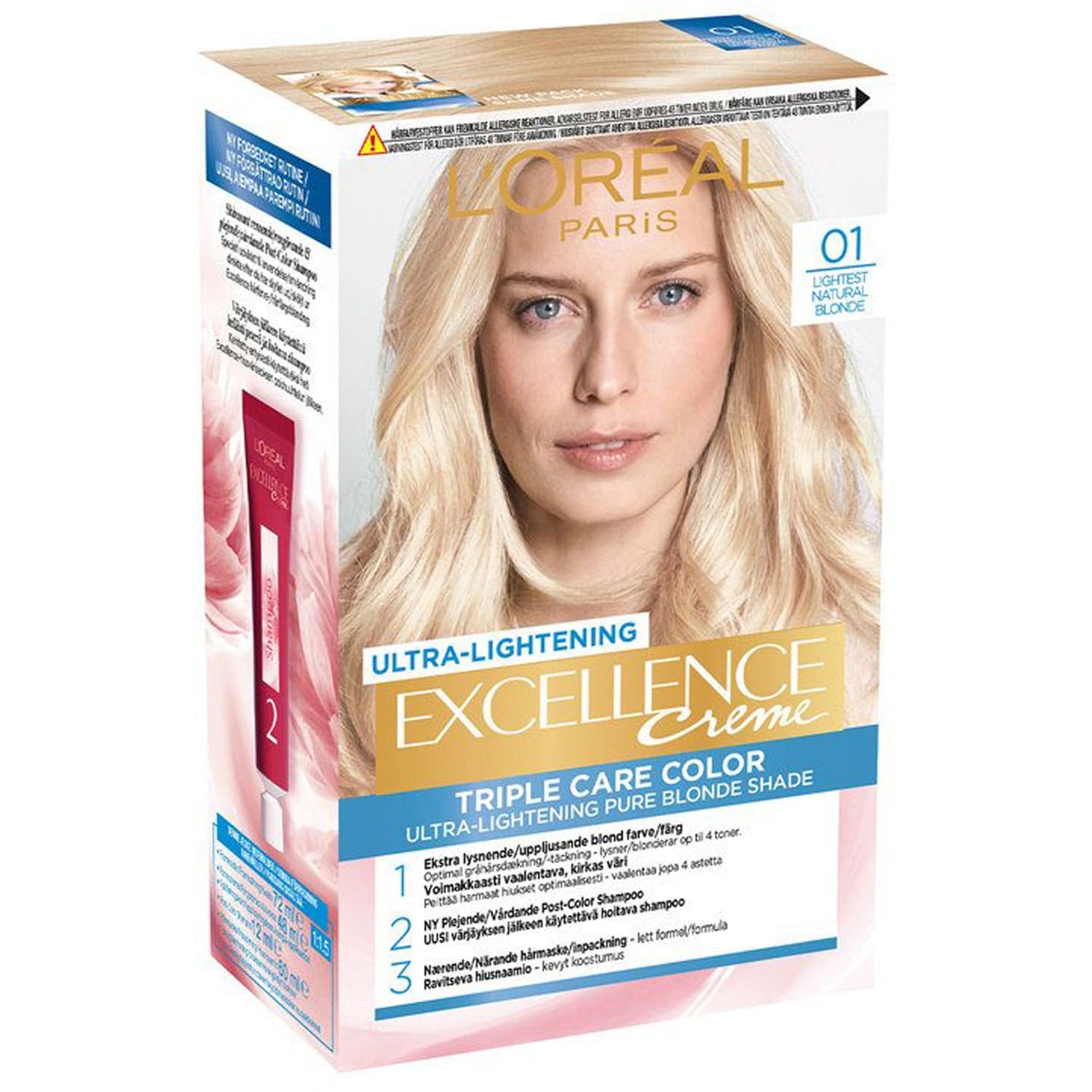 L"'Oréal Paris Excellence Crème Ultra-Lightening – 01 Lightest Nat