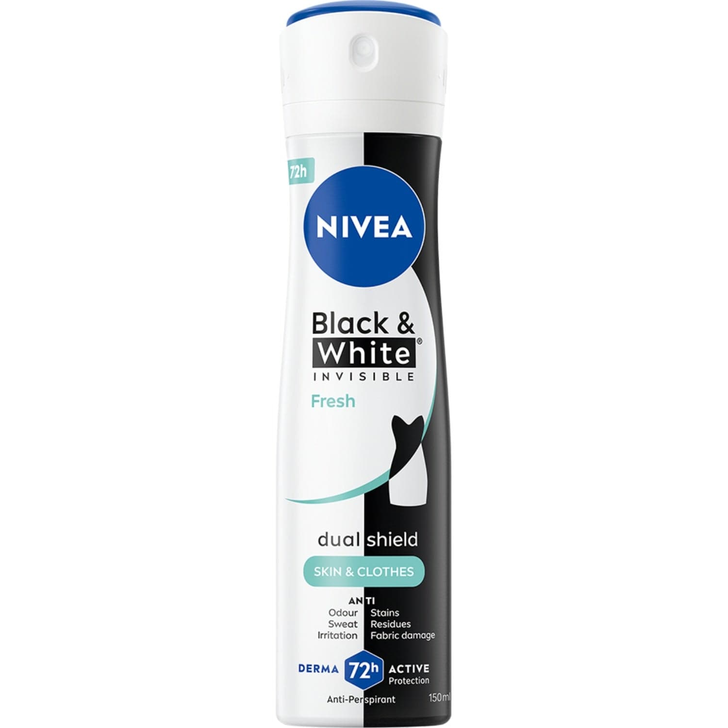 NIVEA Black & White Fresh Spray 150 ml