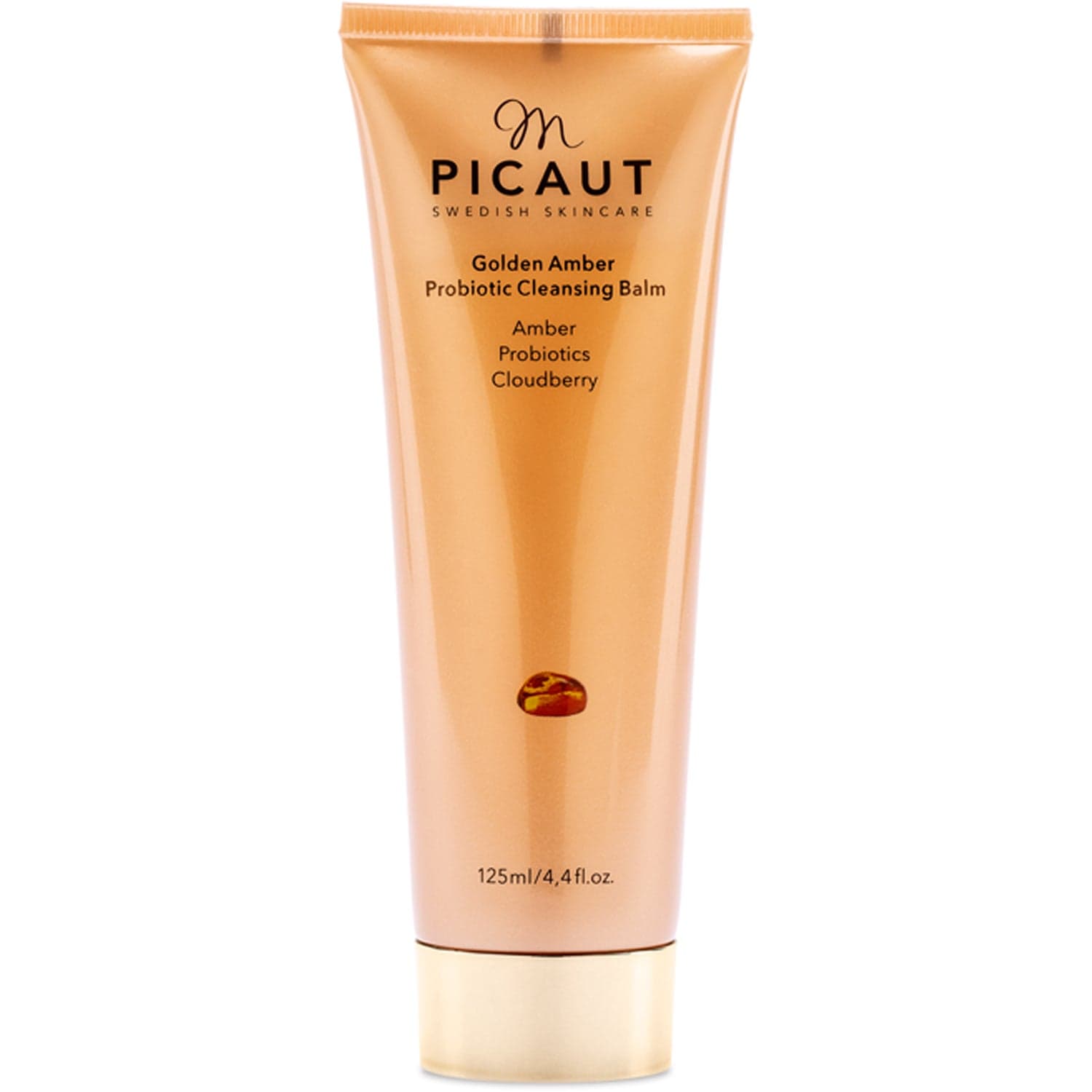 M Picaut Swedish Skincare Golden Amber Probiotic Cleansing Balm 125 ml