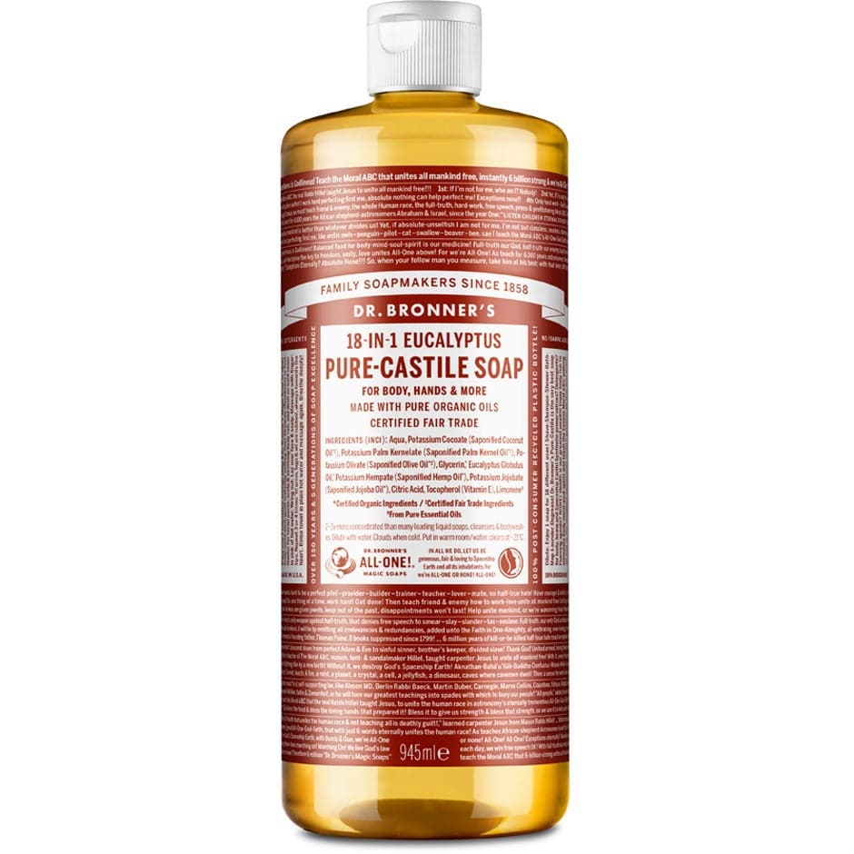 Dr. Bronner"'s Pure Castile Liquid Soap Eucalyptus 945 ml