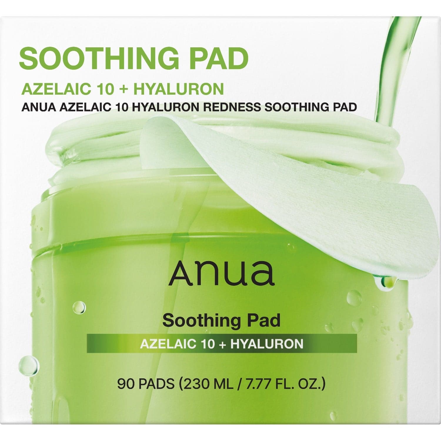 Anua Azelaic 10 Hyaluron Redness Soothing Pad 230ml