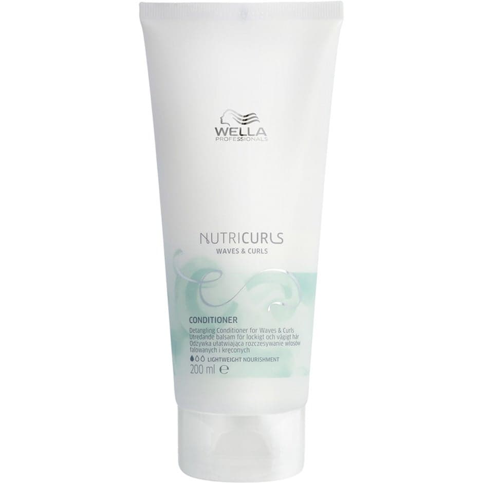 Wella Professionals NUTRICURLS Detangling Conditioner for Waves & Curls - 200 ml