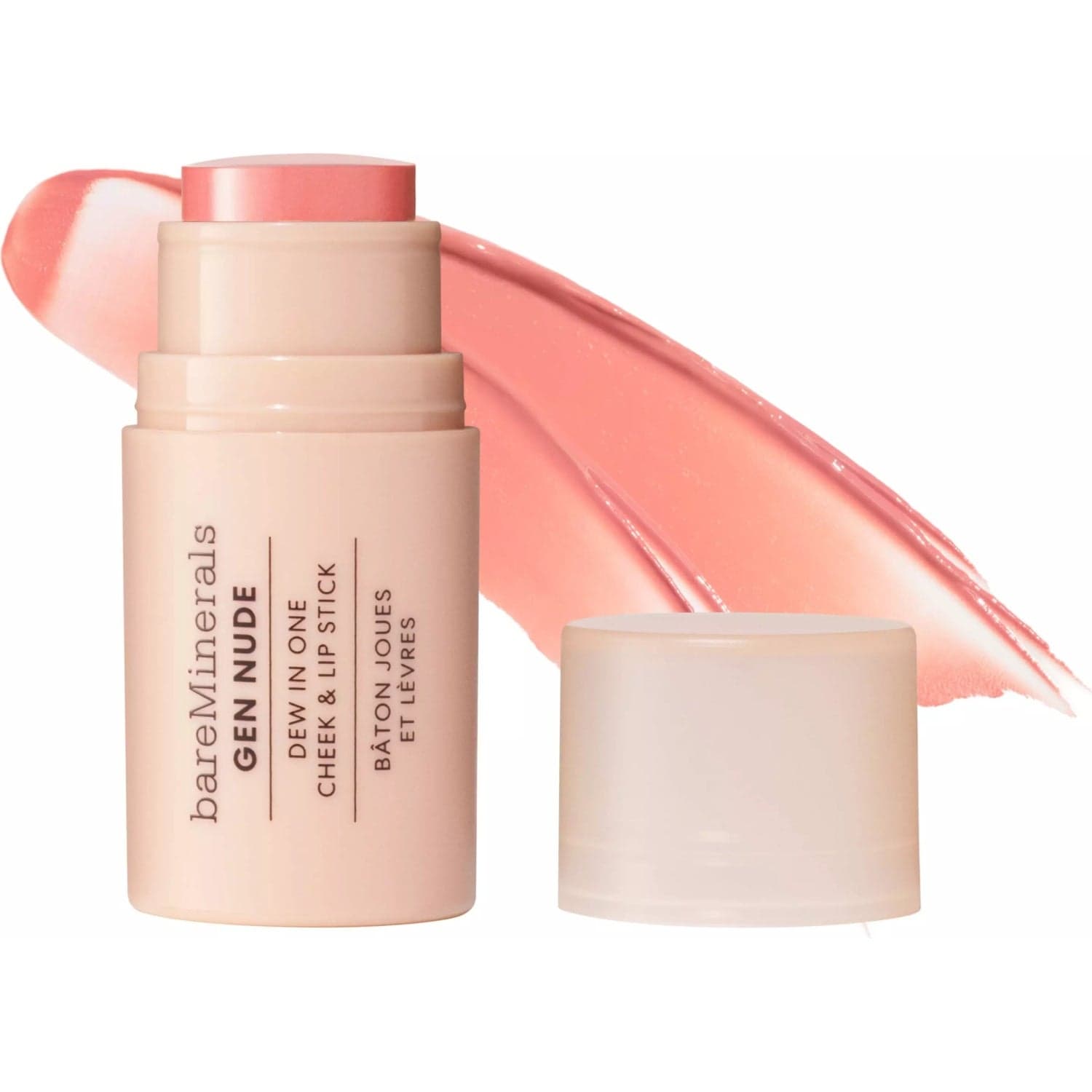 bareMinerals GEN NUDE Dew in One Cheek & Lip Stick Call My Blush - 4.5 g