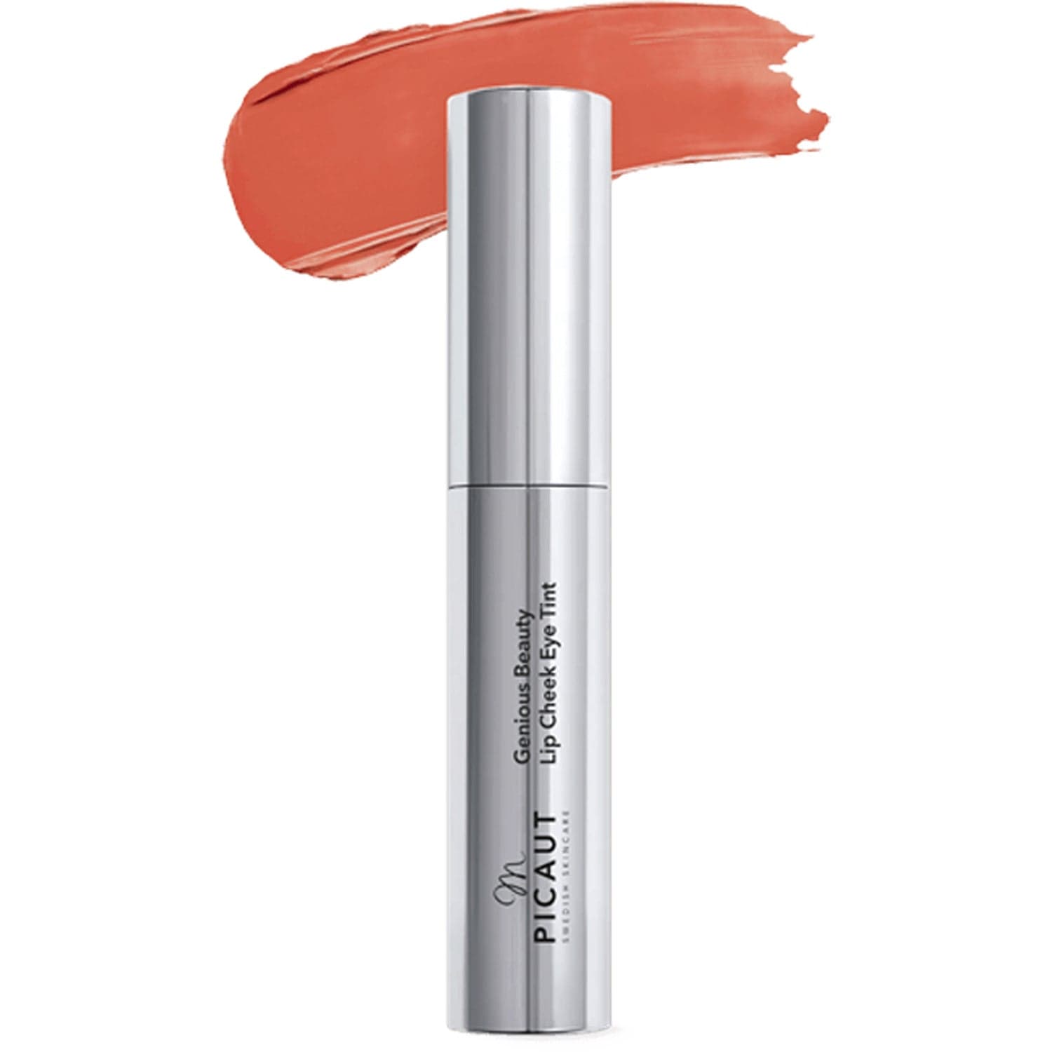 M Picaut Swedish Skincare Genious Beauty Lip Cheek Eye Tint Coral - 4 ml